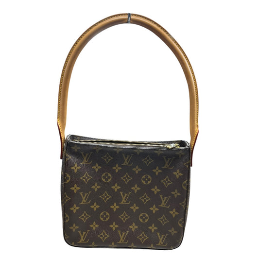LOUIS VUITTON Monogram Looping MM Shoulder Bag Brown Gold Hardware | Authentic Pre-Owned Luxury