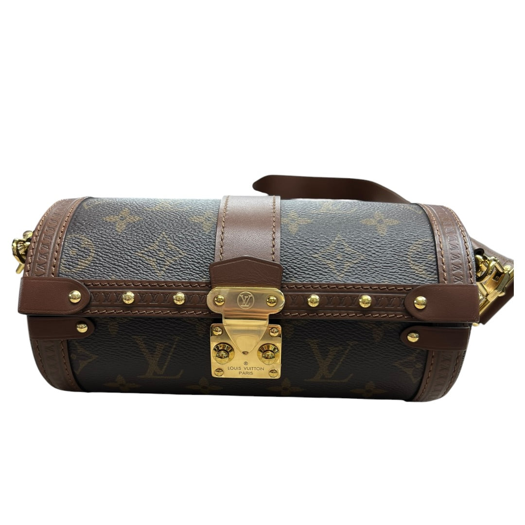 LOUIS VUITTON Monogram Papillon Trunk Shoulder Bag Brown Gold Hardware | Authentic Pre-Owned Luxury