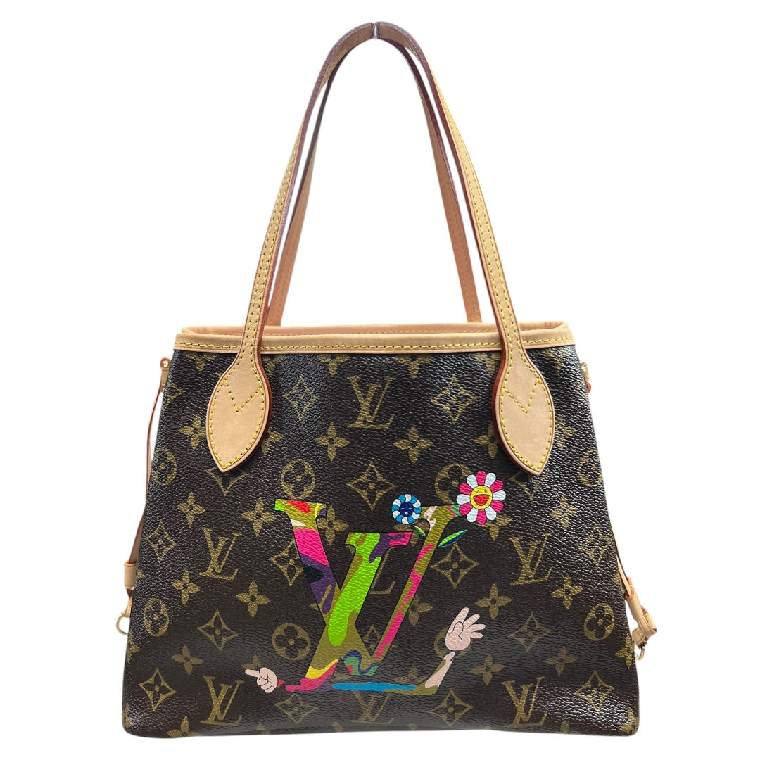 LOUIS VUITTON Monogram Neverfull MM Takashi Murakami Tote Bag Brown Gold Hardware | Authentic Pre-Owned Luxury