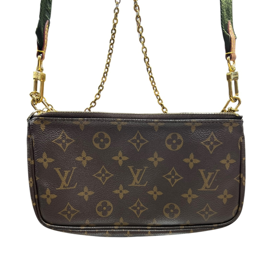 LOUIS VUITTON Monogram Multi Pochette Accessoires Crossbody Bag Brown Gold Hardware | Authentic Pre-Owned Luxury