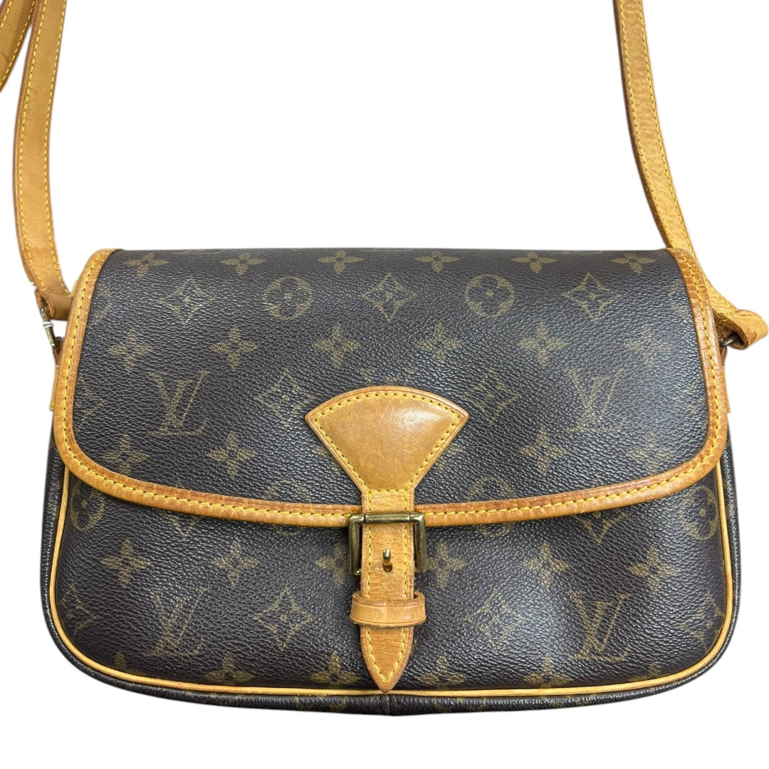 LOUIS VUITTON Monogram Sologne Crossbody Bag Brown Gold Hardware | Authentic Pre-Owned Luxury