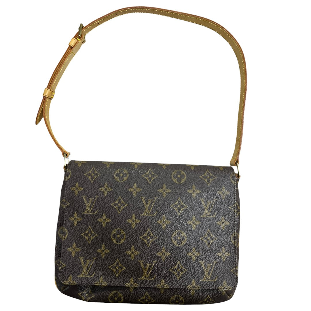 LOUIS VUITTON Monogram Musette Salsa Shoulder Bag Brown Gold Hardware | Authentic Pre-Owned Luxury