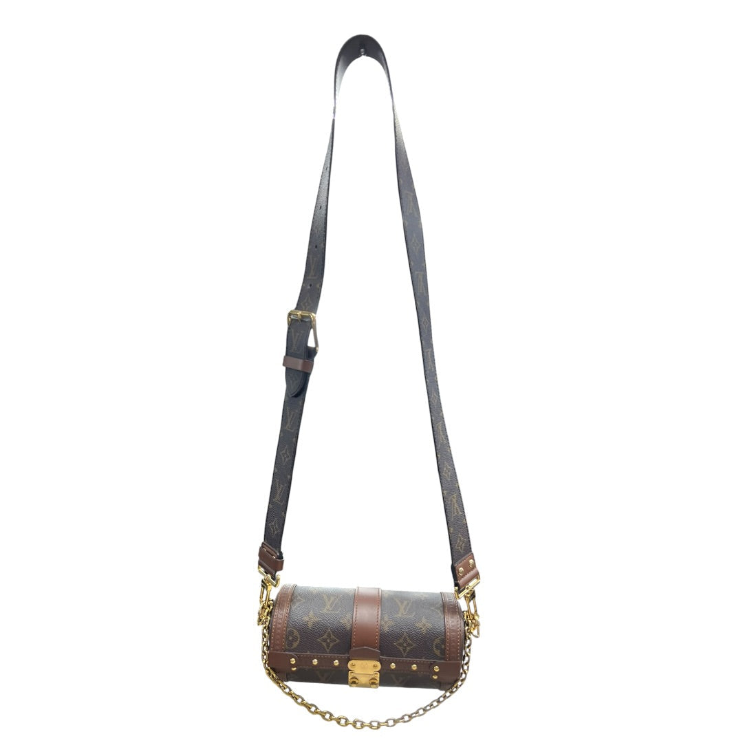 LOUIS VUITTON Monogram Papillon Trunk Shoulder Bag Brown Gold Hardware | Authentic Pre-Owned Luxury