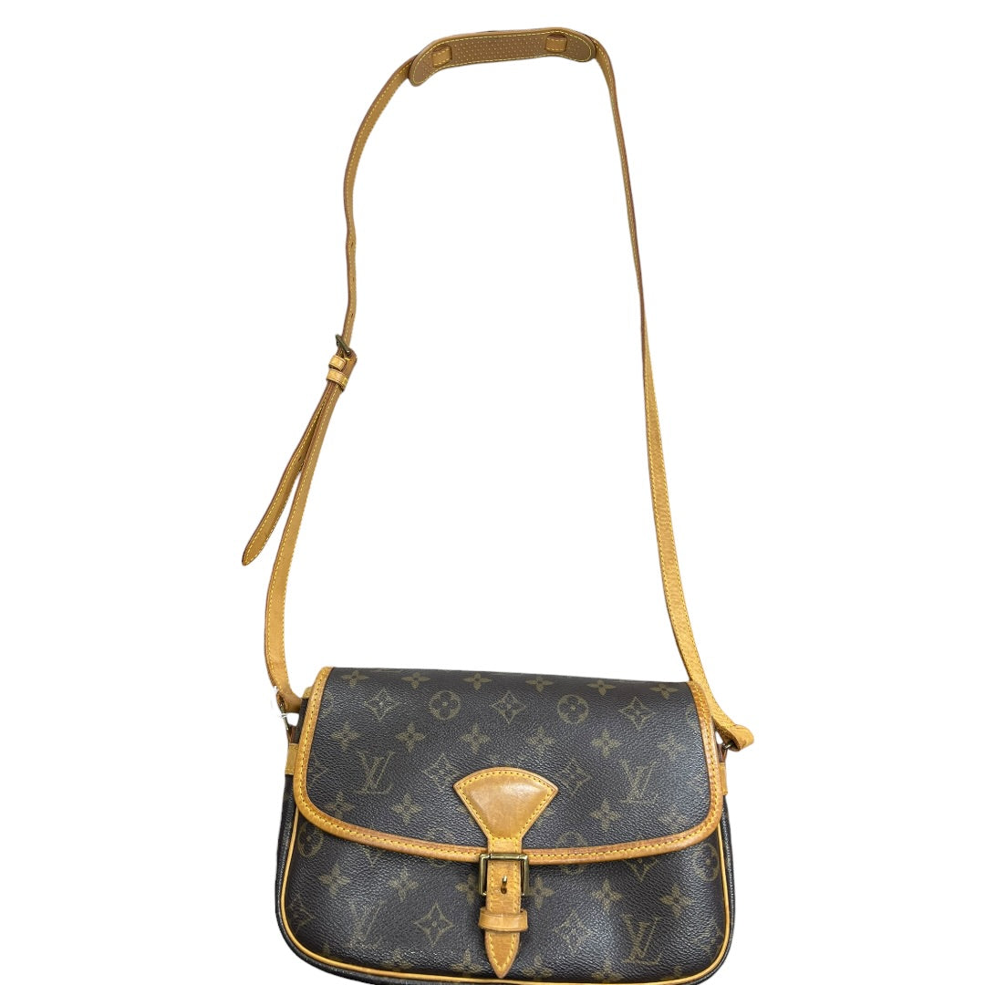 LOUIS VUITTON Monogram Sologne Crossbody Bag Brown Gold Hardware | Authentic Pre-Owned Luxury