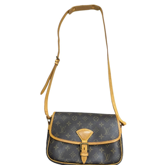 LOUIS VUITTON Monogram Sologne Crossbody Bag Brown Gold Hardware | Authentic Pre-Owned Luxury