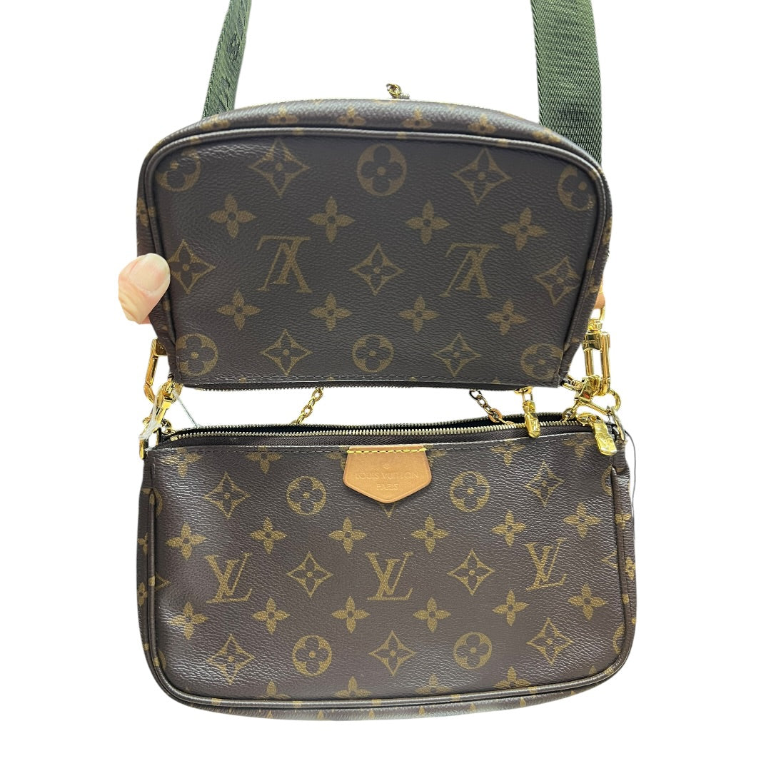 LOUIS VUITTON Monogram Multi Pochette Accessoires Crossbody Bag Brown Gold Hardware | Authentic Pre-Owned Luxury