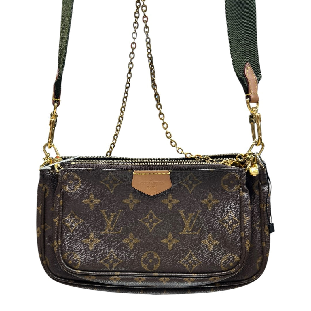 LOUIS VUITTON Monogram Multi Pochette Accessoires Crossbody Bag Brown Gold Hardware | Authentic Pre-Owned Luxury