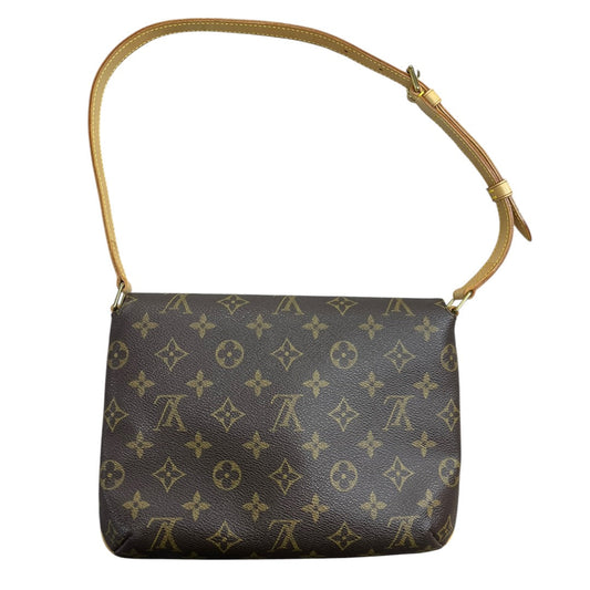 LOUIS VUITTON Monogram Musette Salsa Shoulder Bag Brown Gold Hardware | Authentic Pre-Owned Luxury