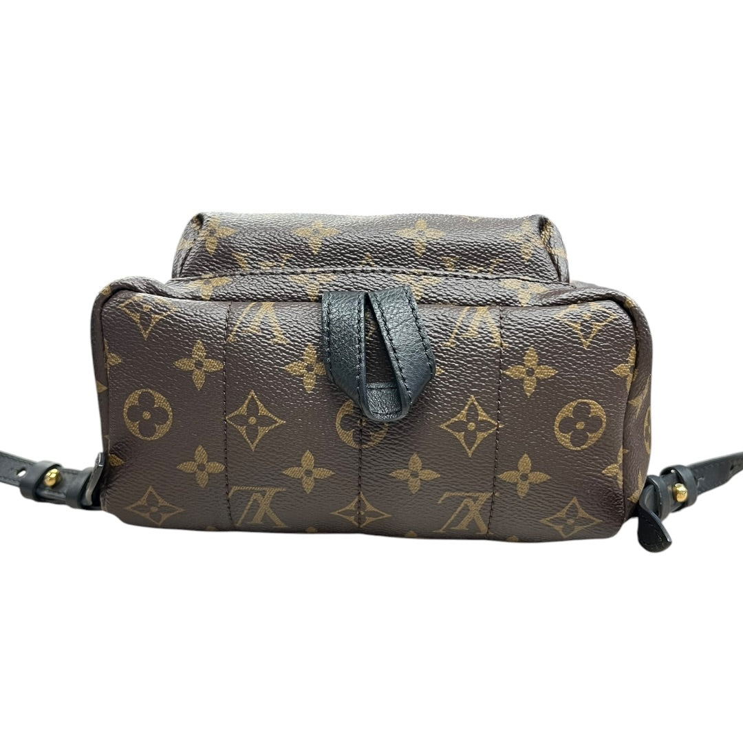LOUIS VUITTON Monogram Palm Springs Mini Backpack Brown Gold Hardware | Authentic Pre-Owned Luxury
