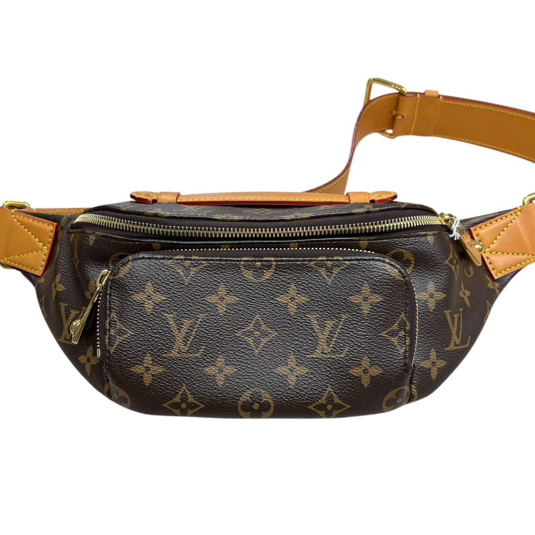 LOUIS VUITTON Monogram Bumbag Belt Bag Brown Gold Hardware | Authentic Pre-Owned Luxury