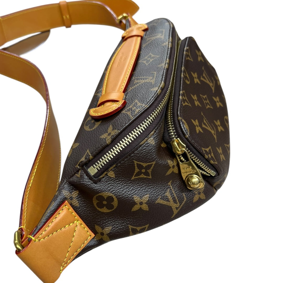 LOUIS VUITTON Monogram Bumbag Belt Bag Brown Gold Hardware | Authentic Pre-Owned Luxury