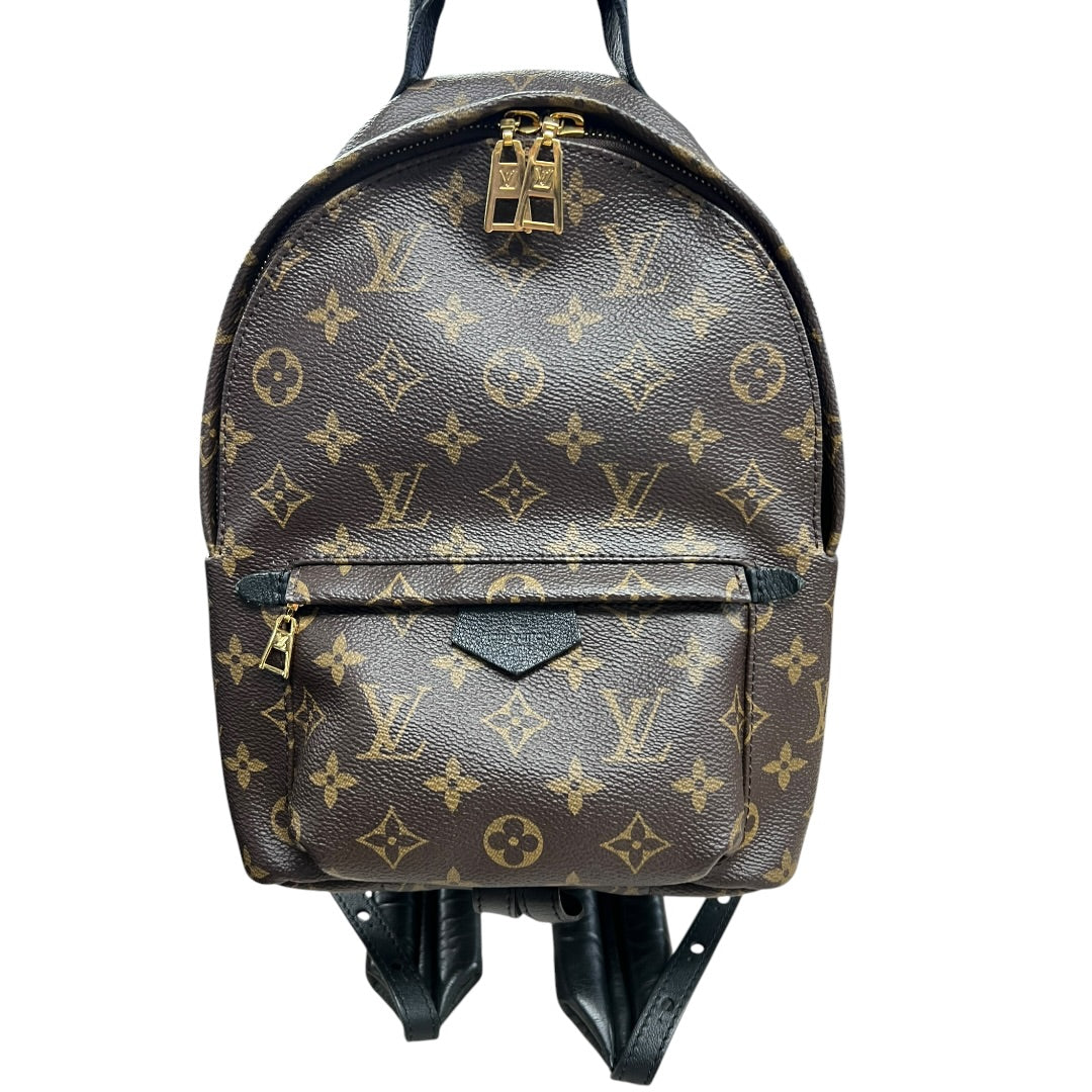 LOUIS VUITTON Monogram Palm Springs Mini Backpack Brown Gold Hardware | Authentic Pre-Owned Luxury