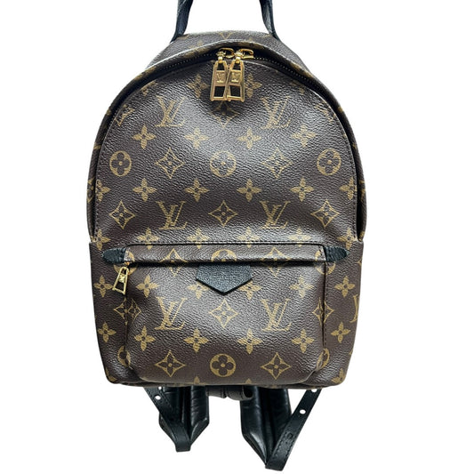 LOUIS VUITTON Monogram Palm Springs Mini Backpack Brown Gold Hardware | Authentic Pre-Owned Luxury