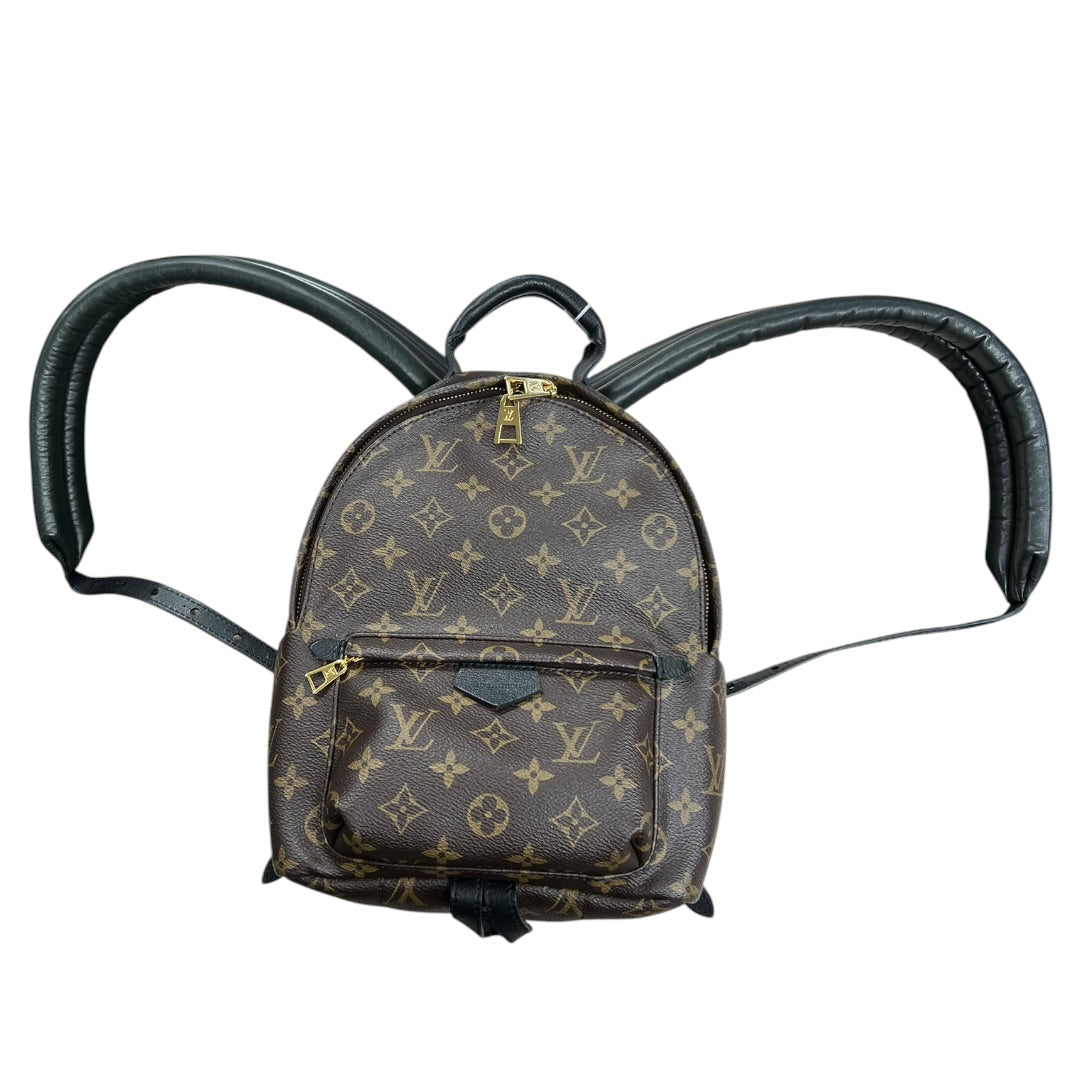 LOUIS VUITTON Monogram Palm Springs Mini Backpack Brown Gold Hardware | Authentic Pre-Owned Luxury