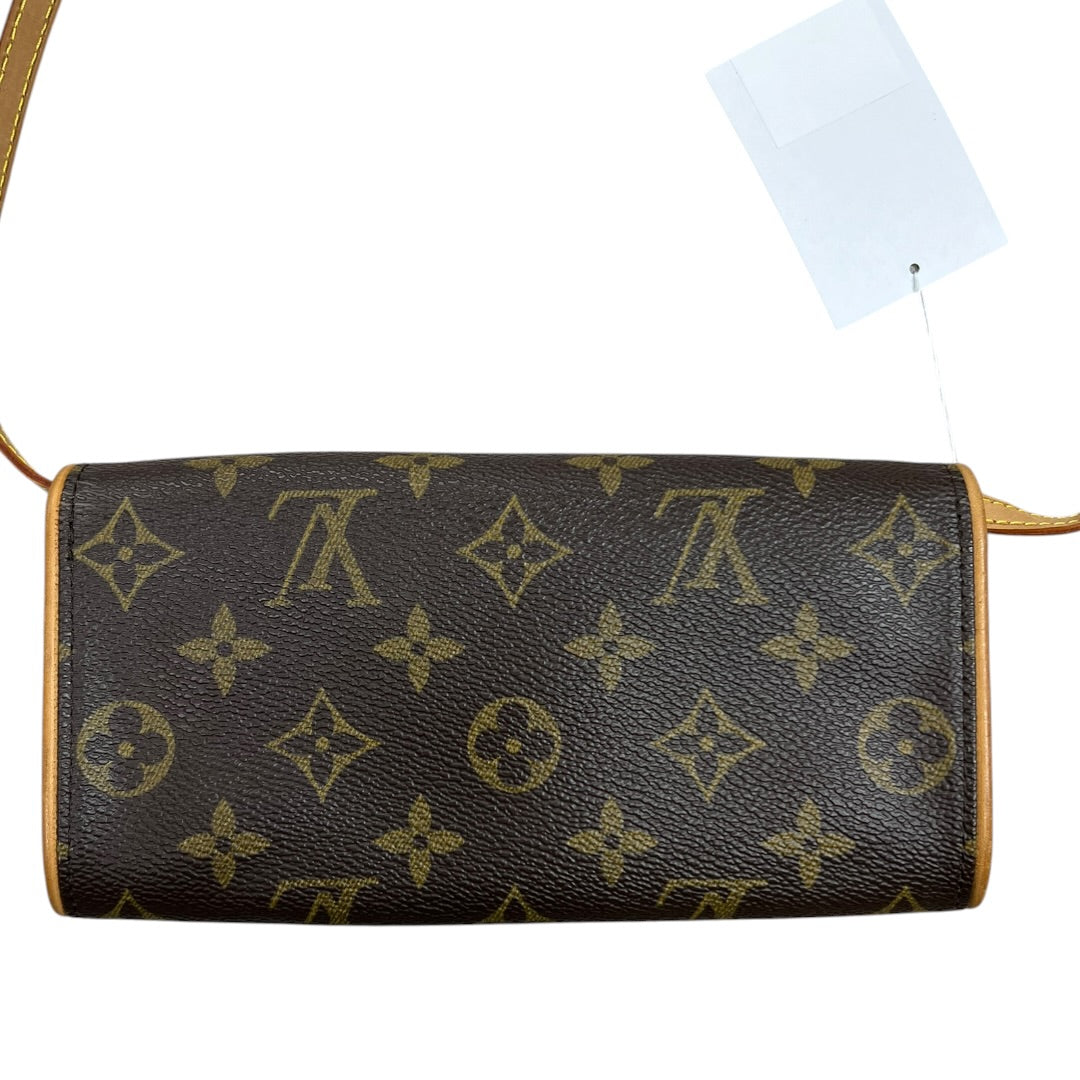 LOUIS VUITTON Monogram Pochette Florentine Waist Pouch Brown Gold Hardware | Authentic Pre-Owned Luxury