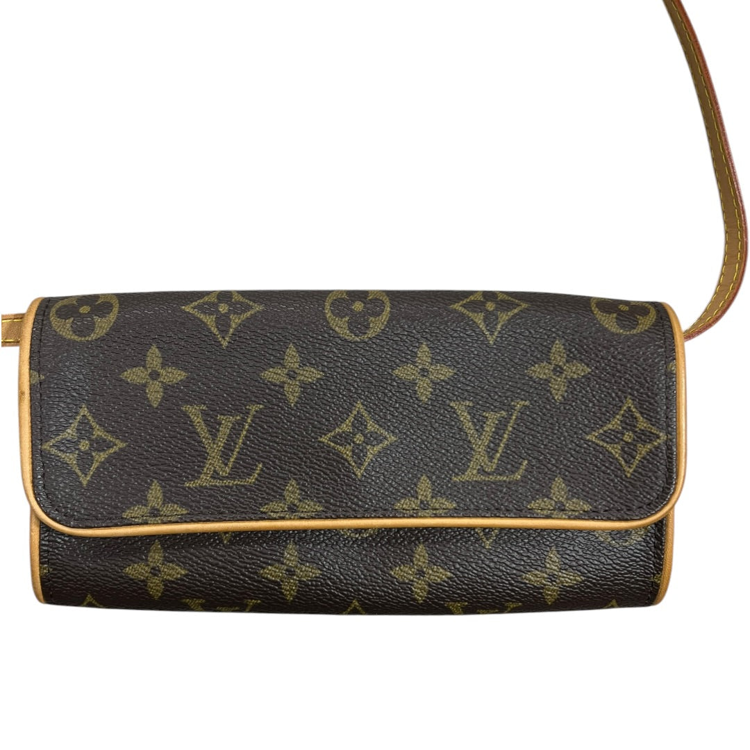 LOUIS VUITTON Monogram Pochette Florentine Waist Pouch Brown Gold Hardware | Authentic Pre-Owned Luxury