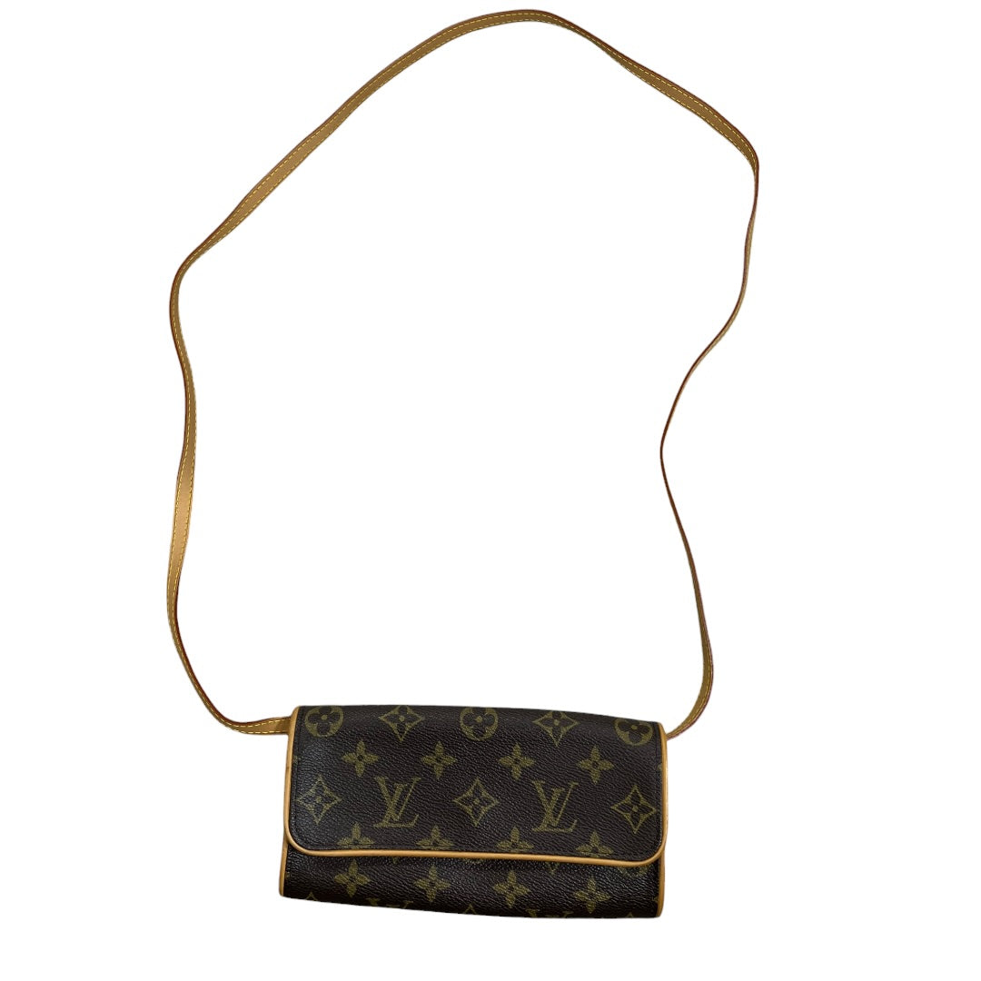 LOUIS VUITTON Monogram Pochette Florentine Waist Pouch Brown Gold Hardware | Authentic Pre-Owned Luxury