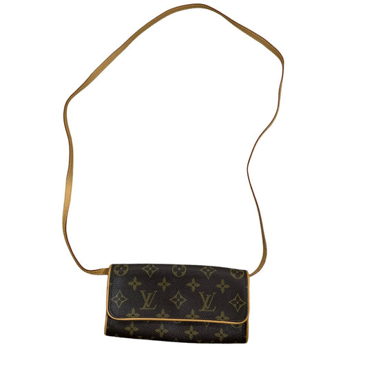 LOUIS VUITTON Monogram Pochette Florentine Waist Pouch Brown Gold Hardware | Authentic Pre-Owned Luxury