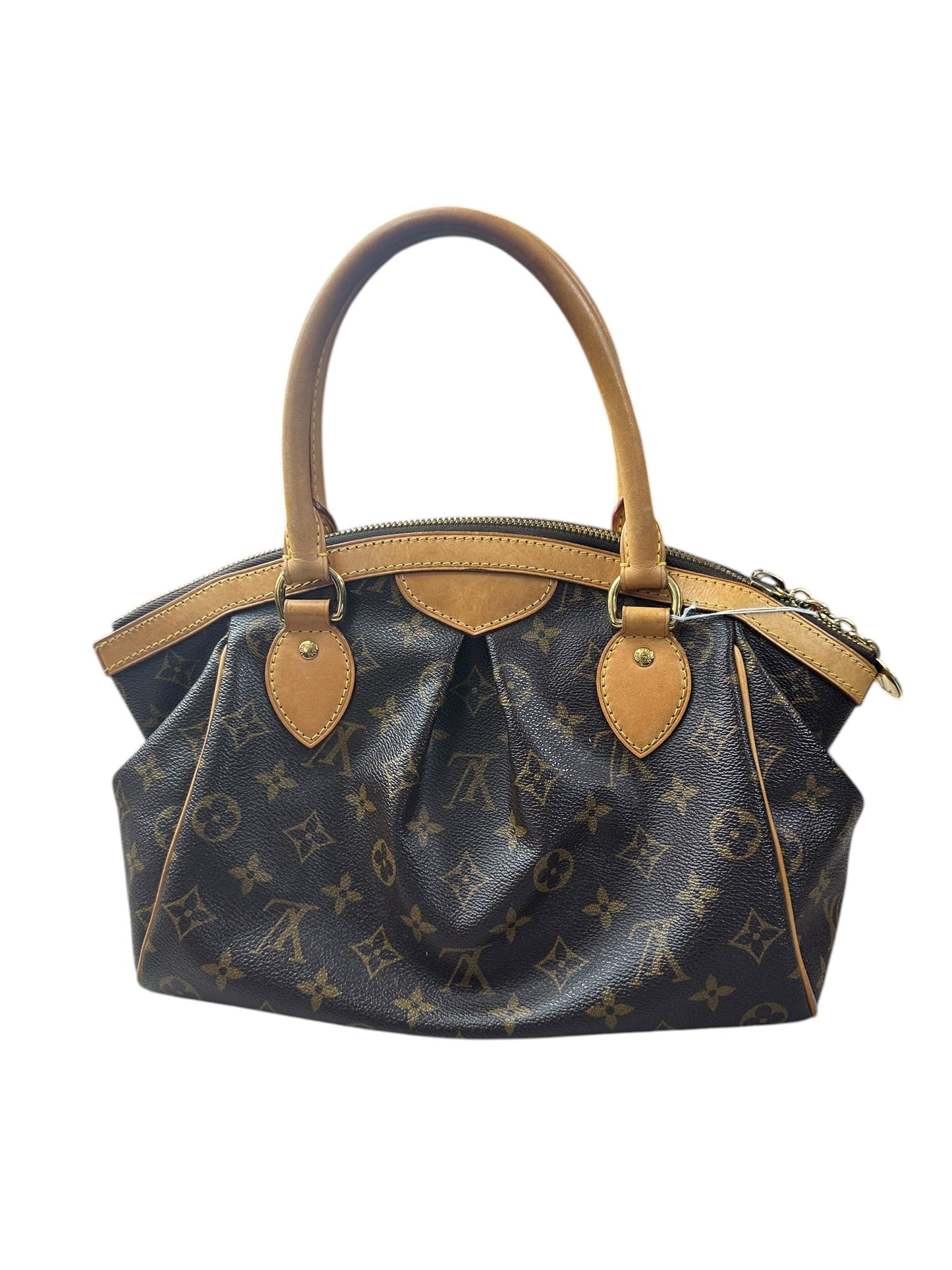 LOUIS VUITTON Monogram Tivoli PM Handbag Brown Gold Hardware | Authentic Pre-Owned Luxury