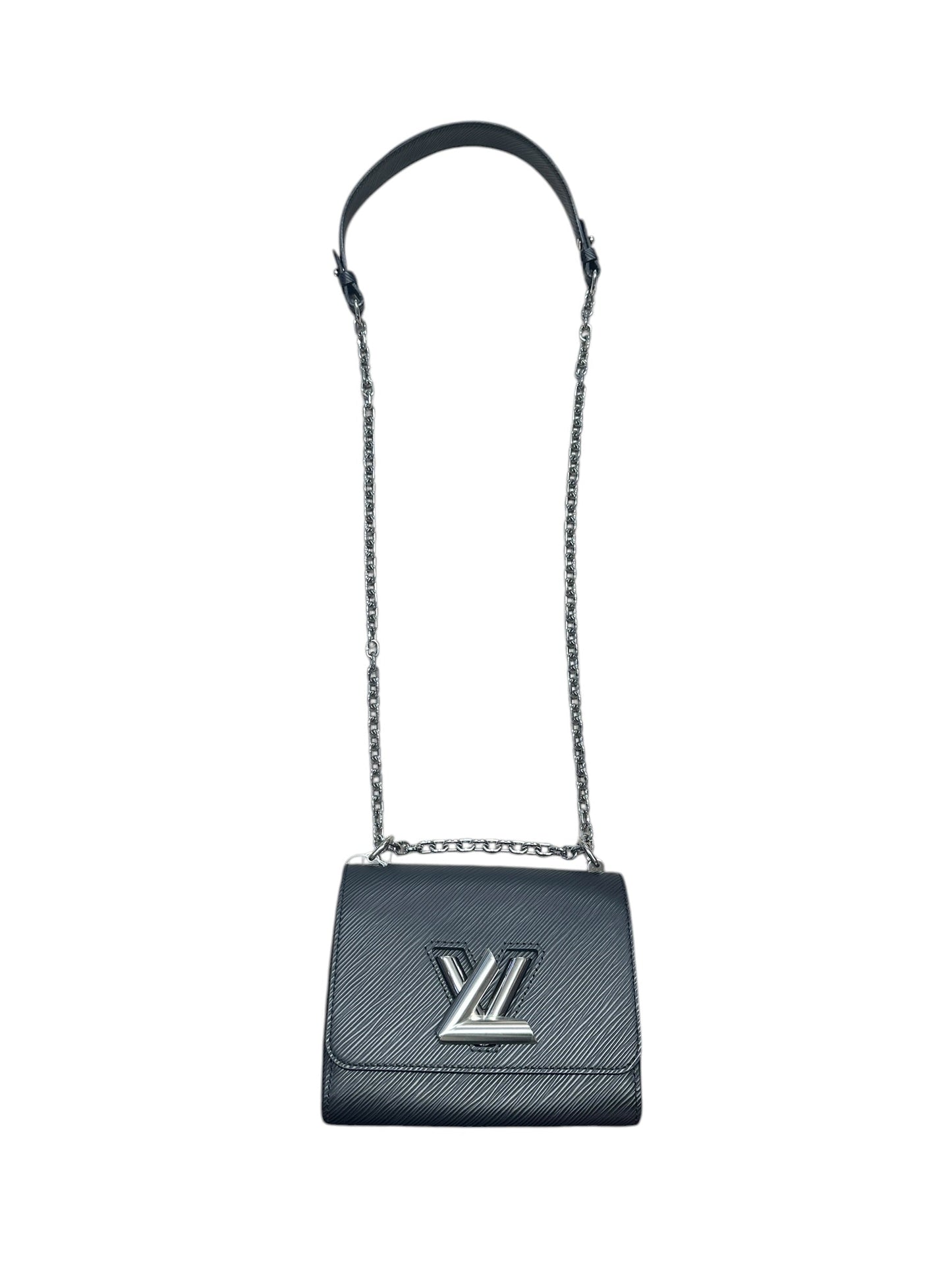 LOUIS VUITTON Epi Twist PM Shoulder Bag Black Silver Hardware | Authentic Pre-Owned Luxury