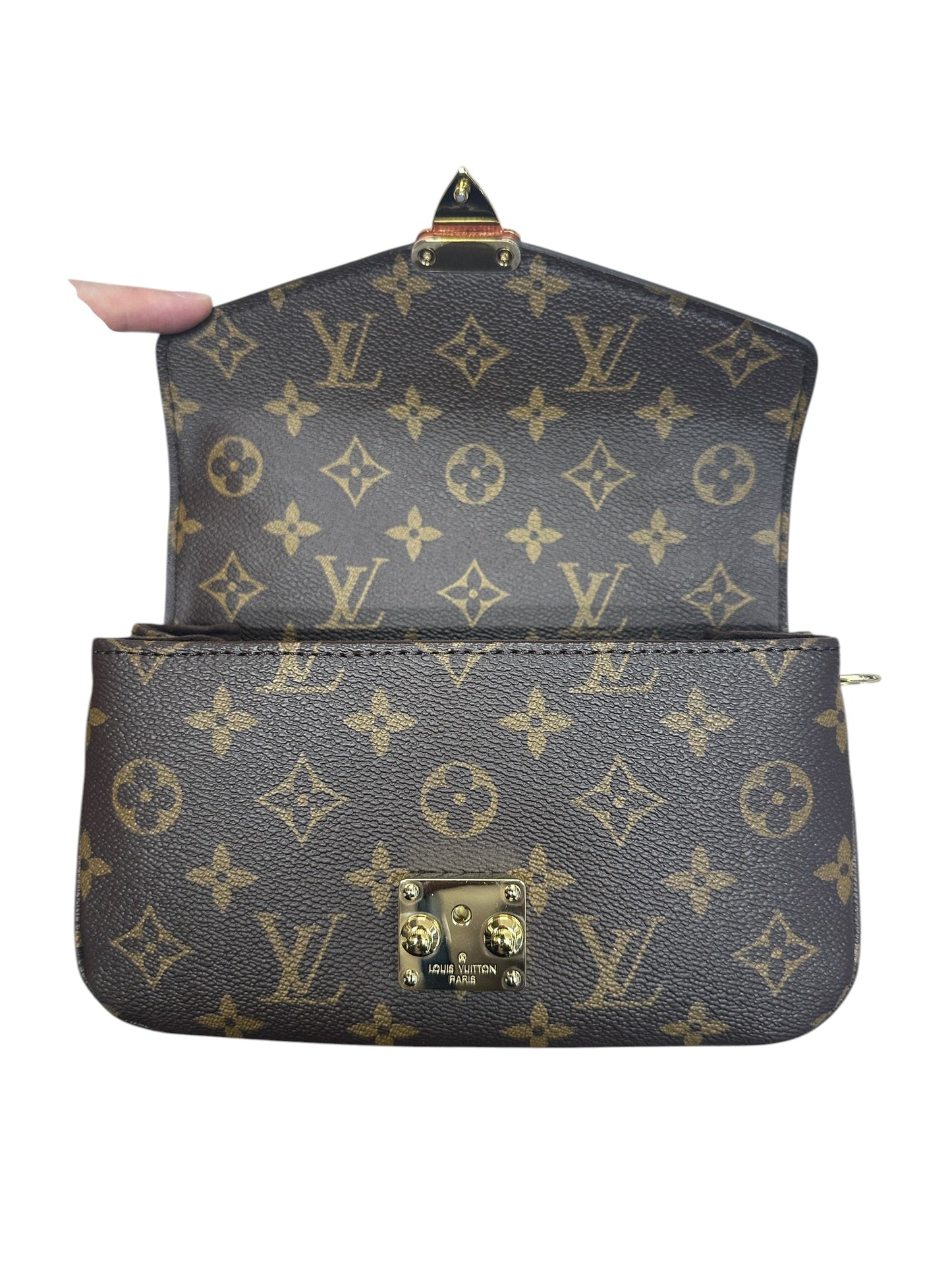 LOUIS VUITTON Monogram Pochette Metis East West Crossbody Bag | Authentic Pre-Owned Luxury