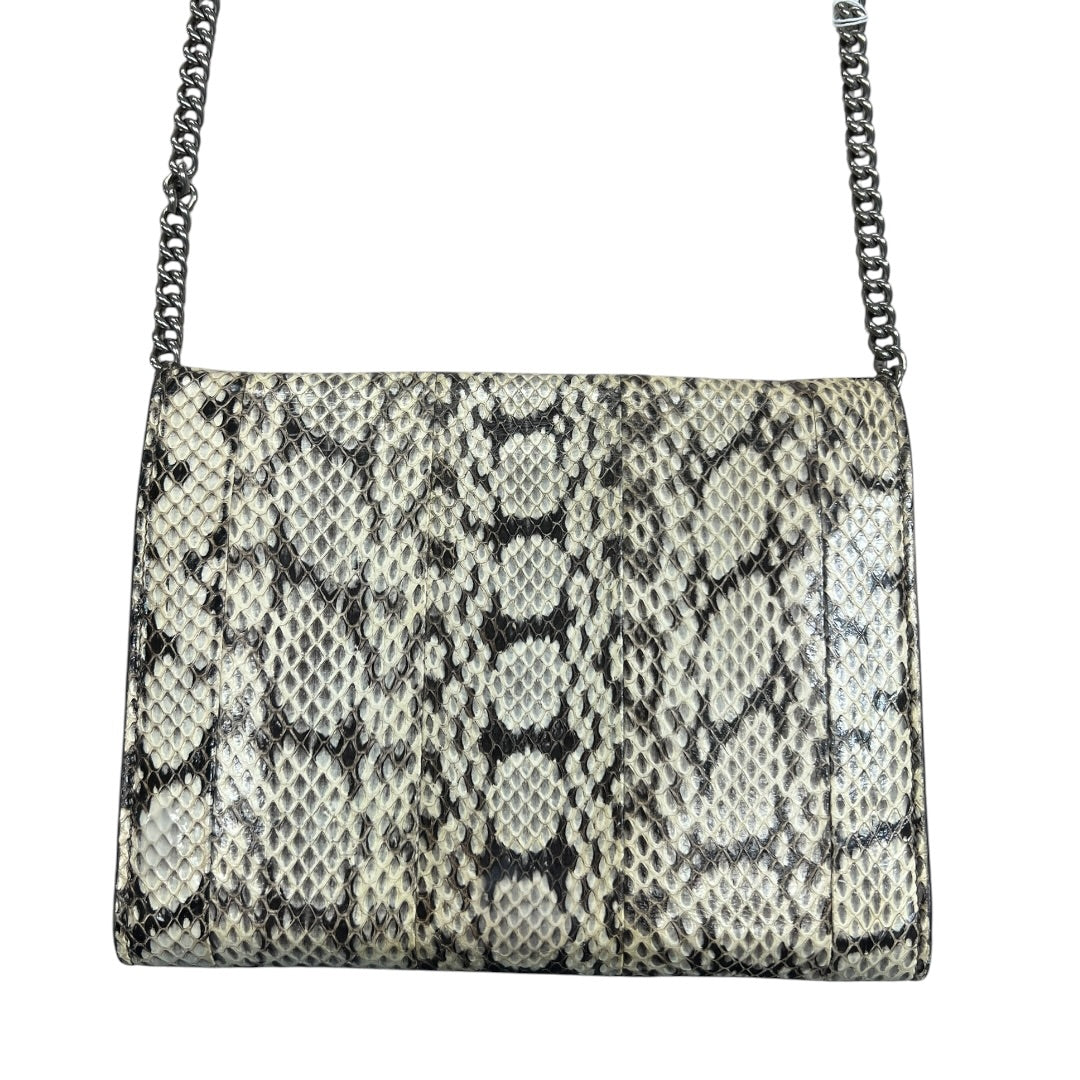GUCCI Python Print Leather Dionysus Chain Wallet Crossbody Natural Silver Hardware | Authentic Pre-Owned Luxury