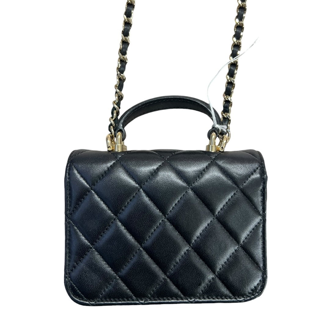 CHANEL Lambskin Mini Flap Handbag Black Gold Hardware | Authentic Pre-Owned Luxury
