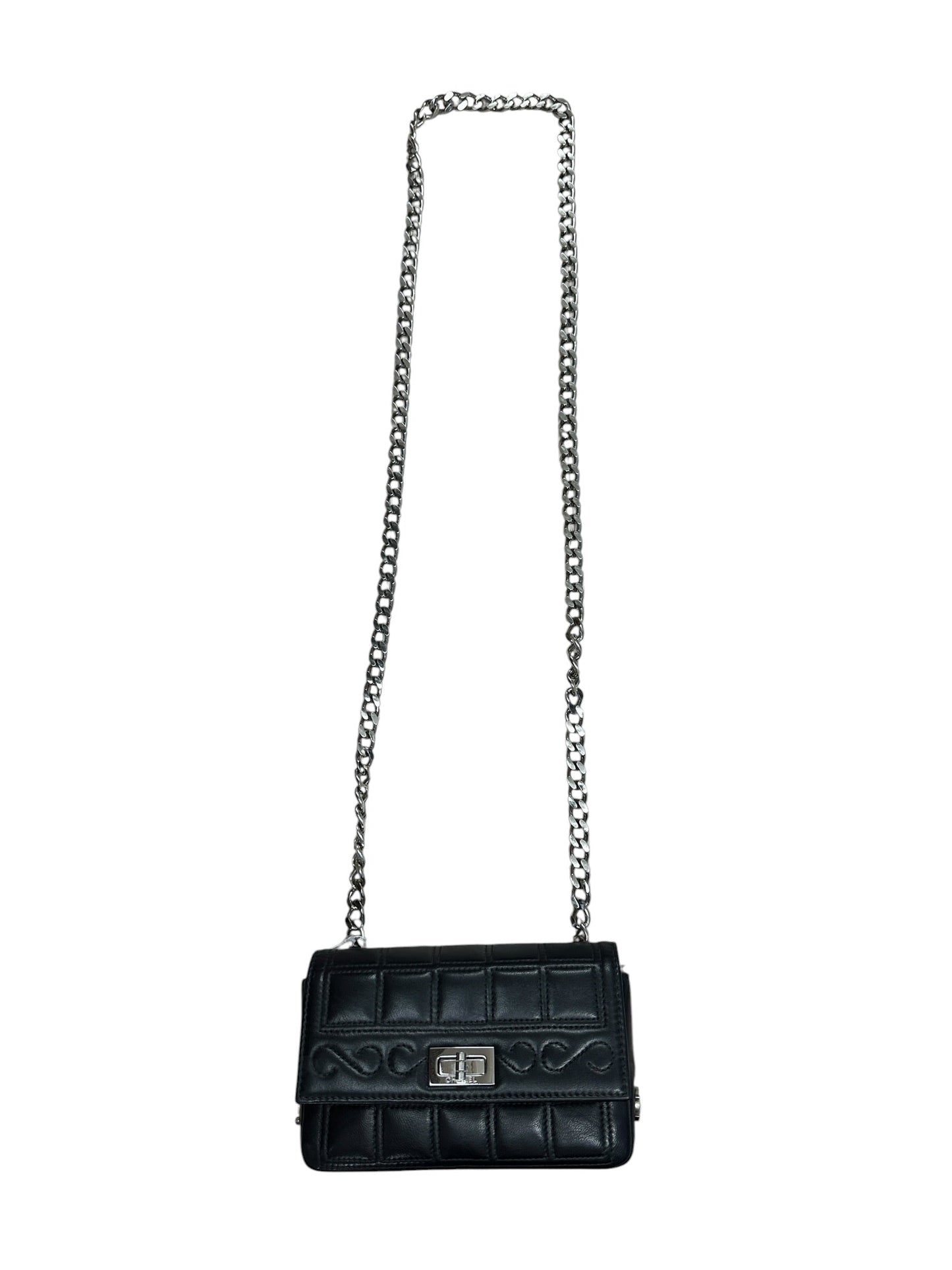 CHANEL Lambskin Square Quilted Mademoiselle Mini Flap Black Silver Hardware | Authentic Pre-Owned Luxury