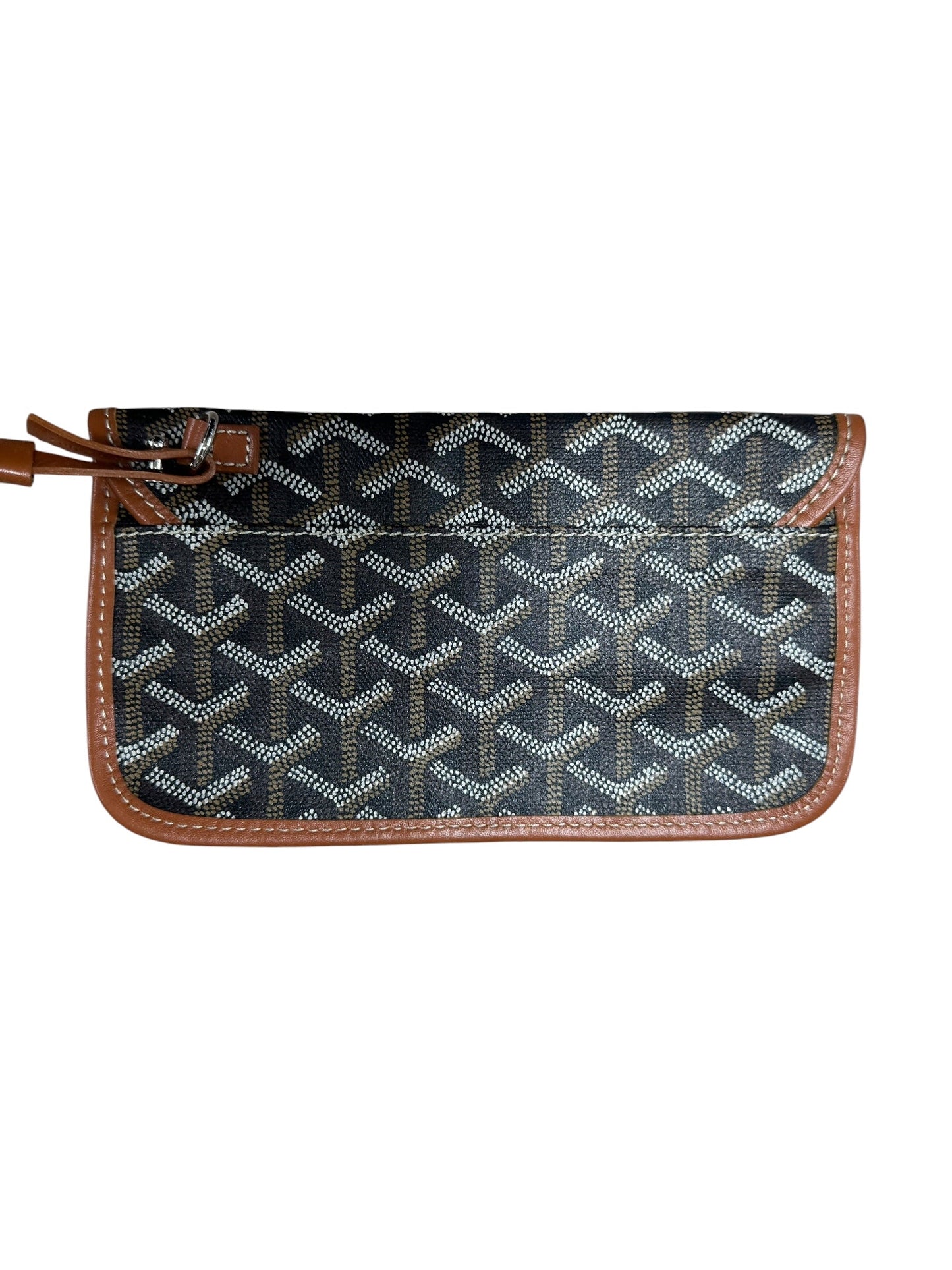 GOYARD Goyardine Saint Louis PM Tote Bag with Pouch Black | Authentic Pre-Owned Luxury