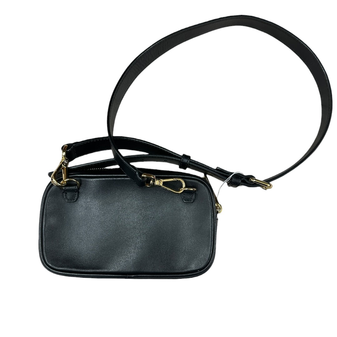FENDI x VERSACE FENDACE Smooth Leather Camera Crossbody Bag Black Gold Hardware | Authentic Pre-Owned Luxury