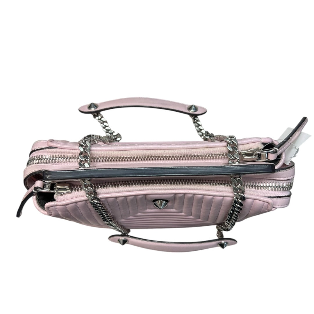 FENDI Leather Dotcom Click Chain Shoulder Bag Pink Silver Hardware | Authentic Pre-Owned Luxury