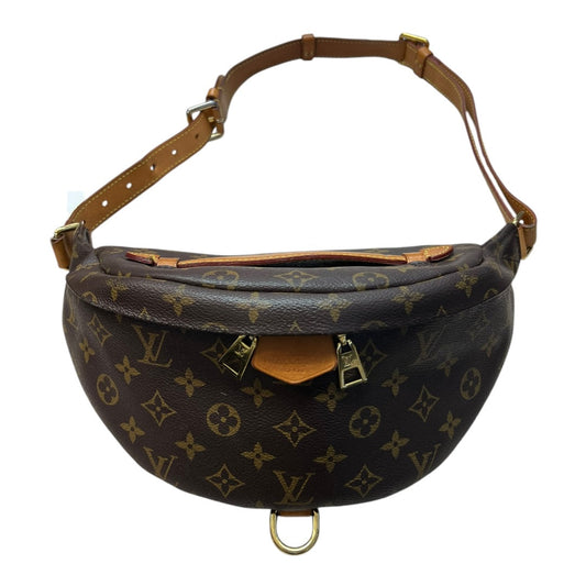 LOUIS VUITTON Monogram Coated Canvas Bumbag Belt Bag Brown Gold Hardware | Authentic Pre-Owned Luxury