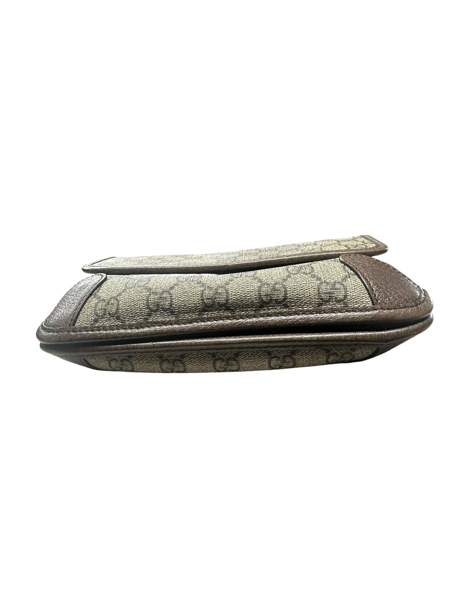 GUCCI GG Supreme Neo Vintage Messenger Bag Beige Ebony Gold Hardware | Authentic Pre-Owned Luxury