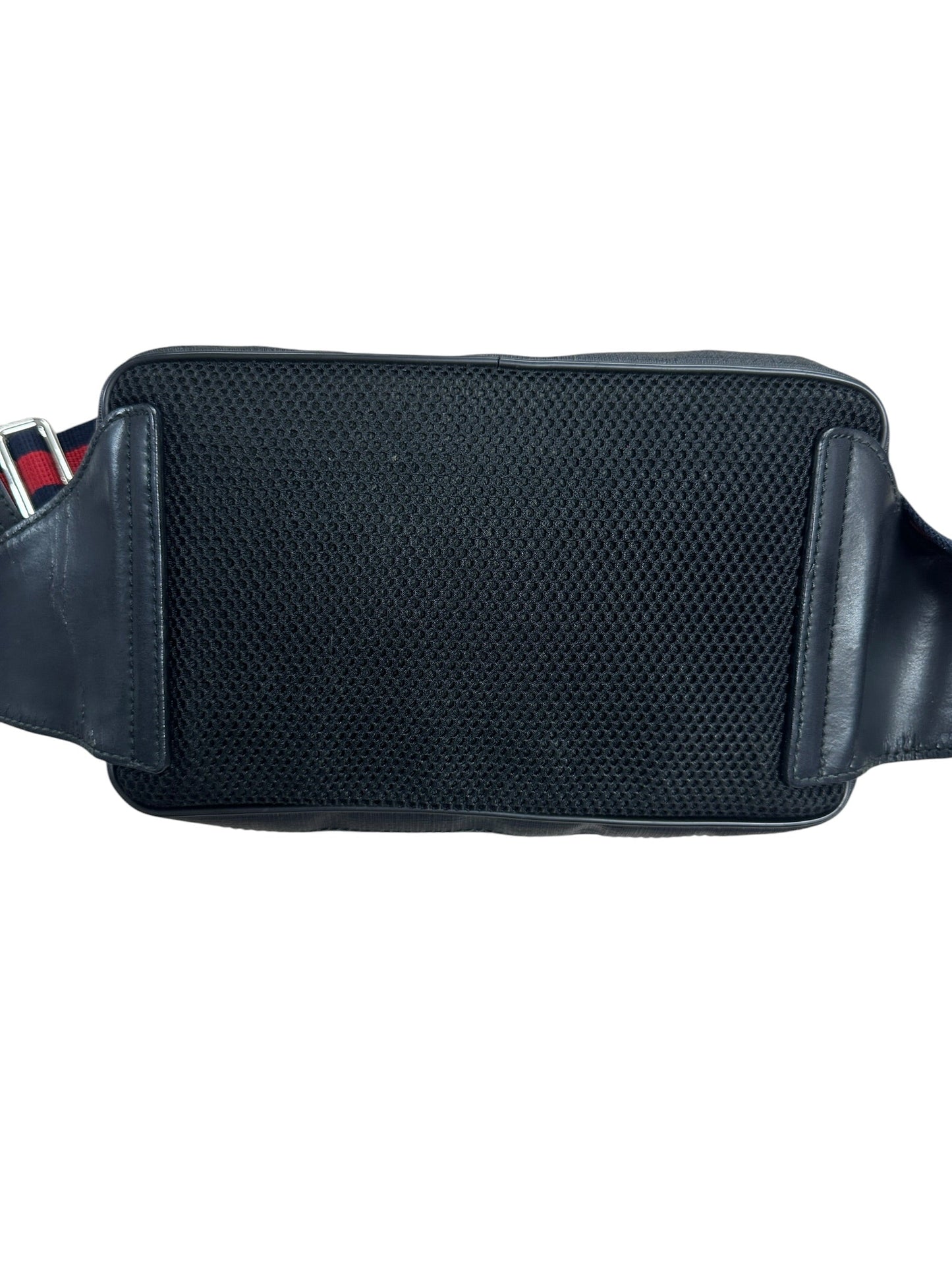 GUCCI GG Supreme Belt Bag Black Silver Hardware | Authentic Pre-Owned Luxury