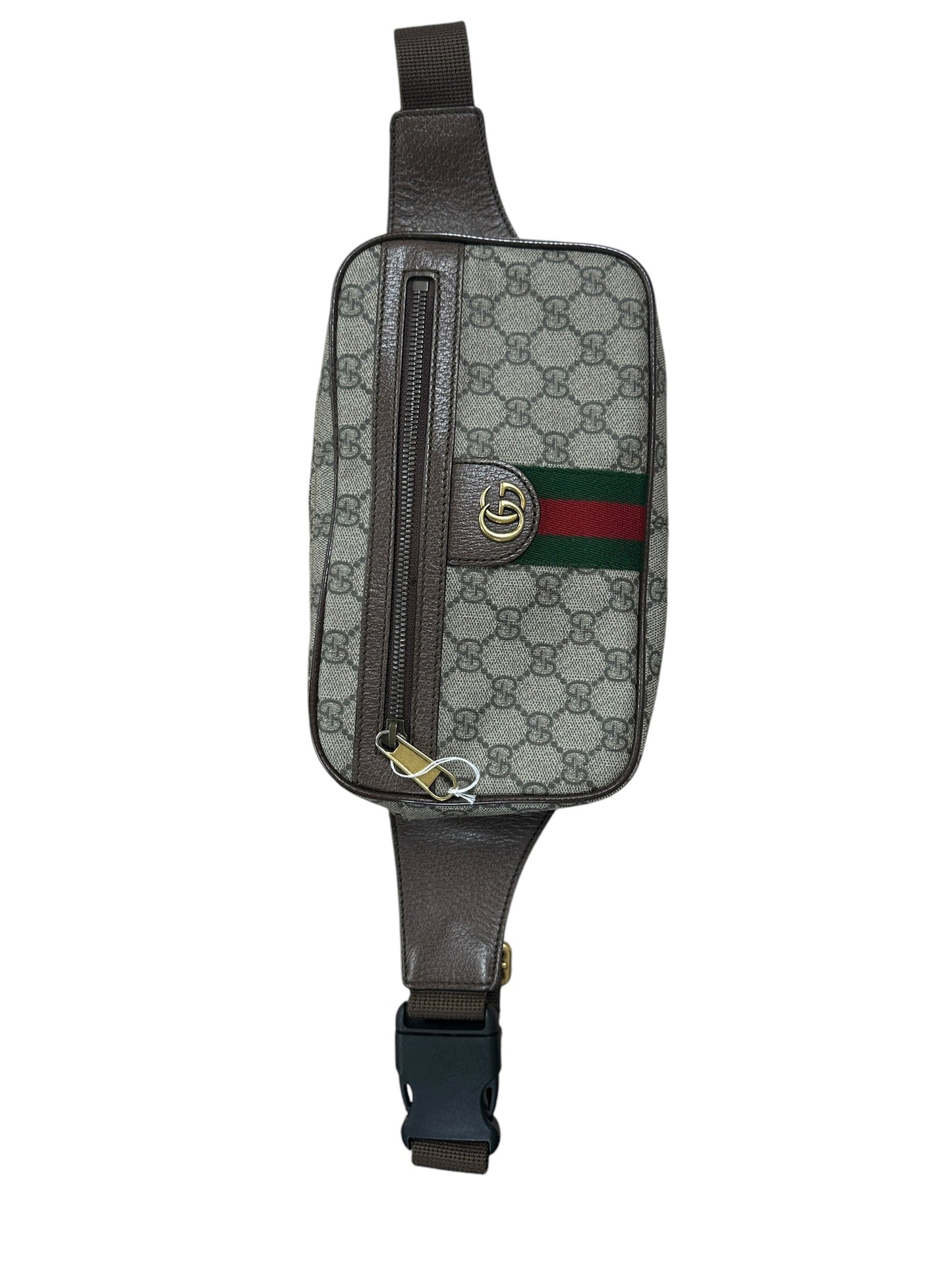 GUCCI GG Supreme Ophidia Belt Bag Brown Gold Hardware | Authentic Pre-Owned Luxury