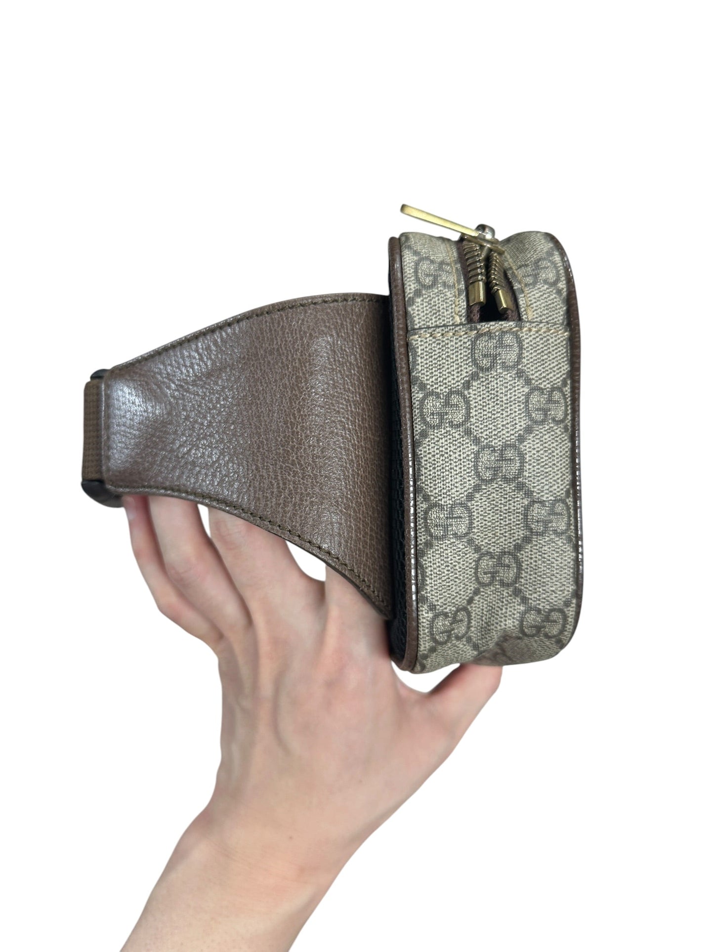 GUCCI GG Supreme Ophidia Belt Bag Brown Gold Hardware | Authentic Pre-Owned Luxury