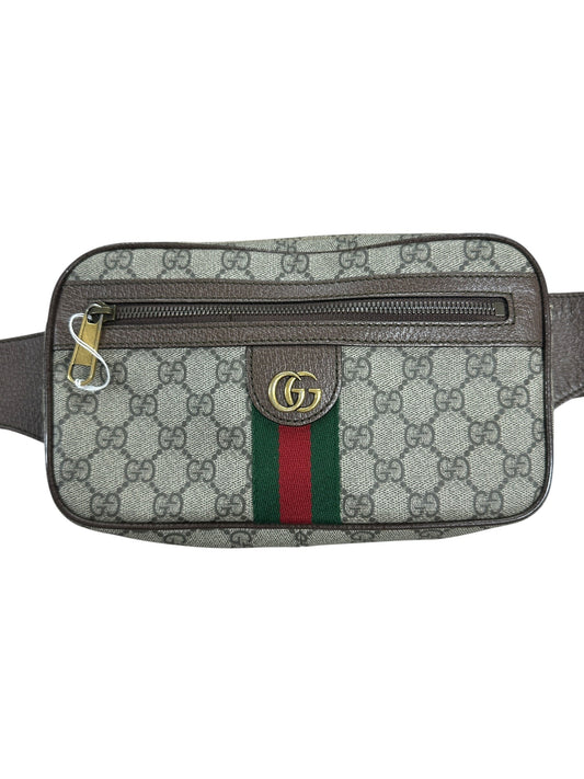 GUCCI GG Supreme Ophidia Belt Bag Brown Gold Hardware | Authentic Pre-Owned Luxury