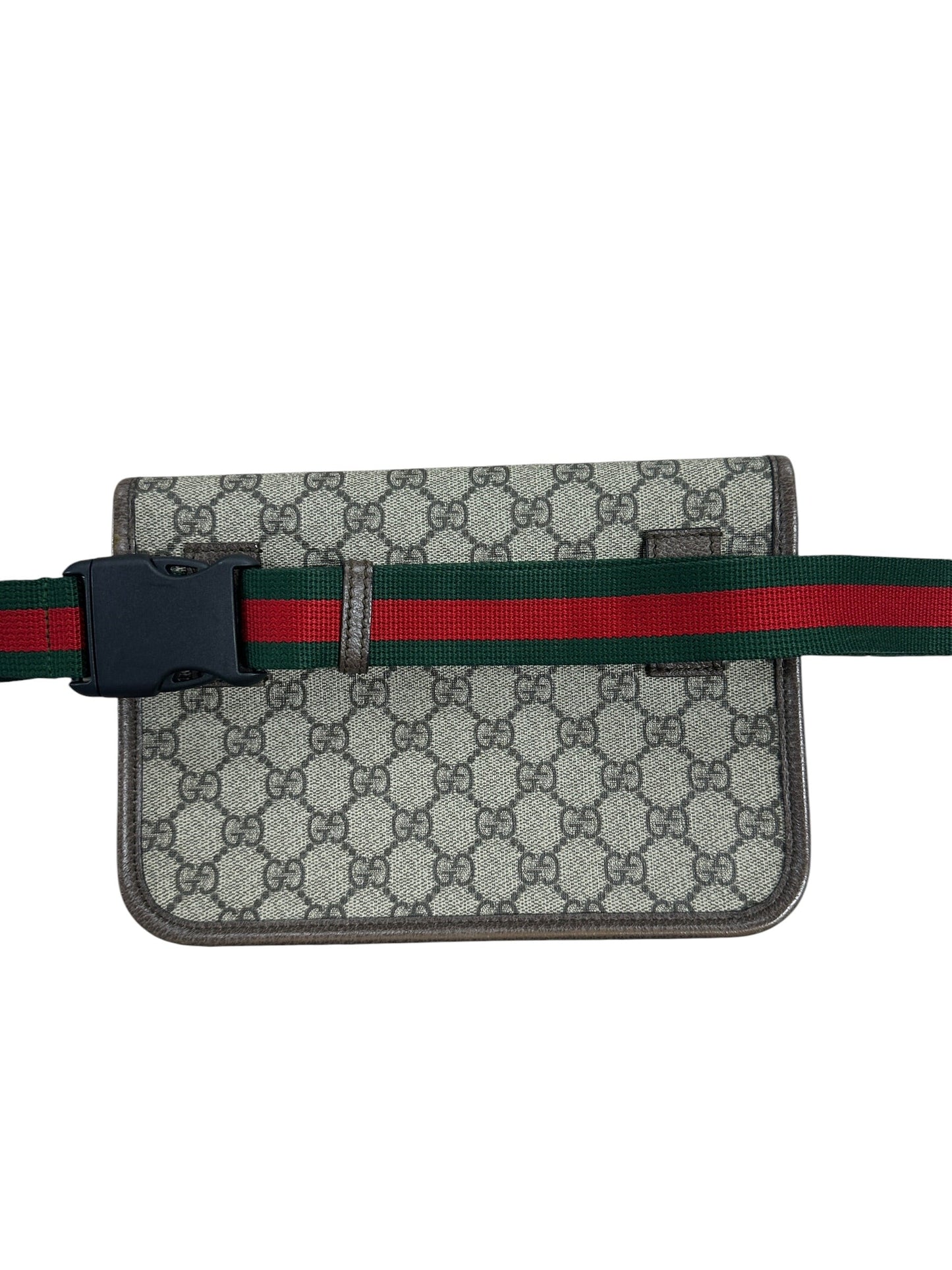 GUCCI GG Supreme Neo Vintage Belt Bag Beige Brown | Authentic Pre-Owned Luxury