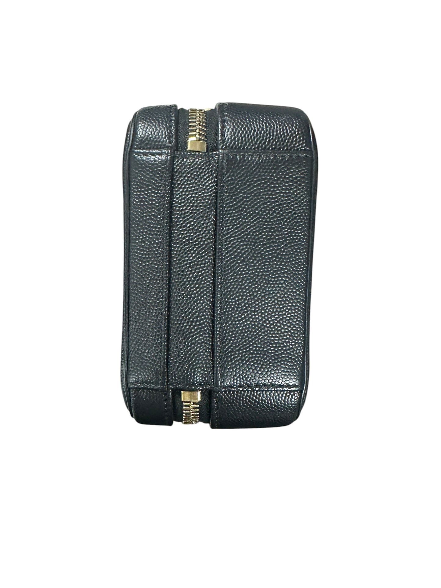 CHANEL Caviar CC Filigree 14 Vertical Vanity 2WAY Black Gold Hardware | Authentic Pre-Owned Luxury