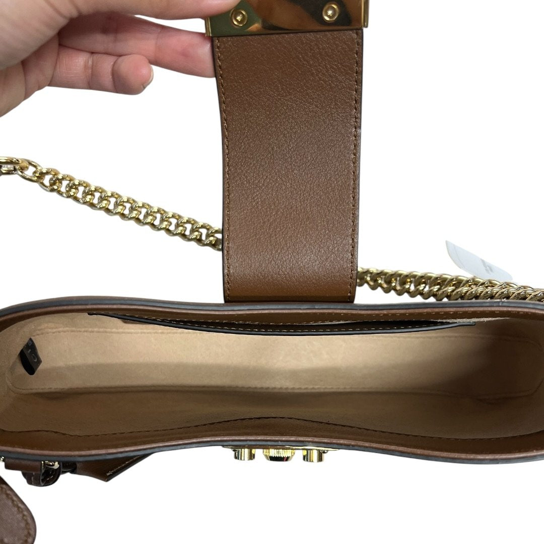 GUCCI GG Supreme Canvas Padlock GG Supreme Shoulder Bag Beige/Brown Gold Hardware | Authentic Pre-Owned Luxury