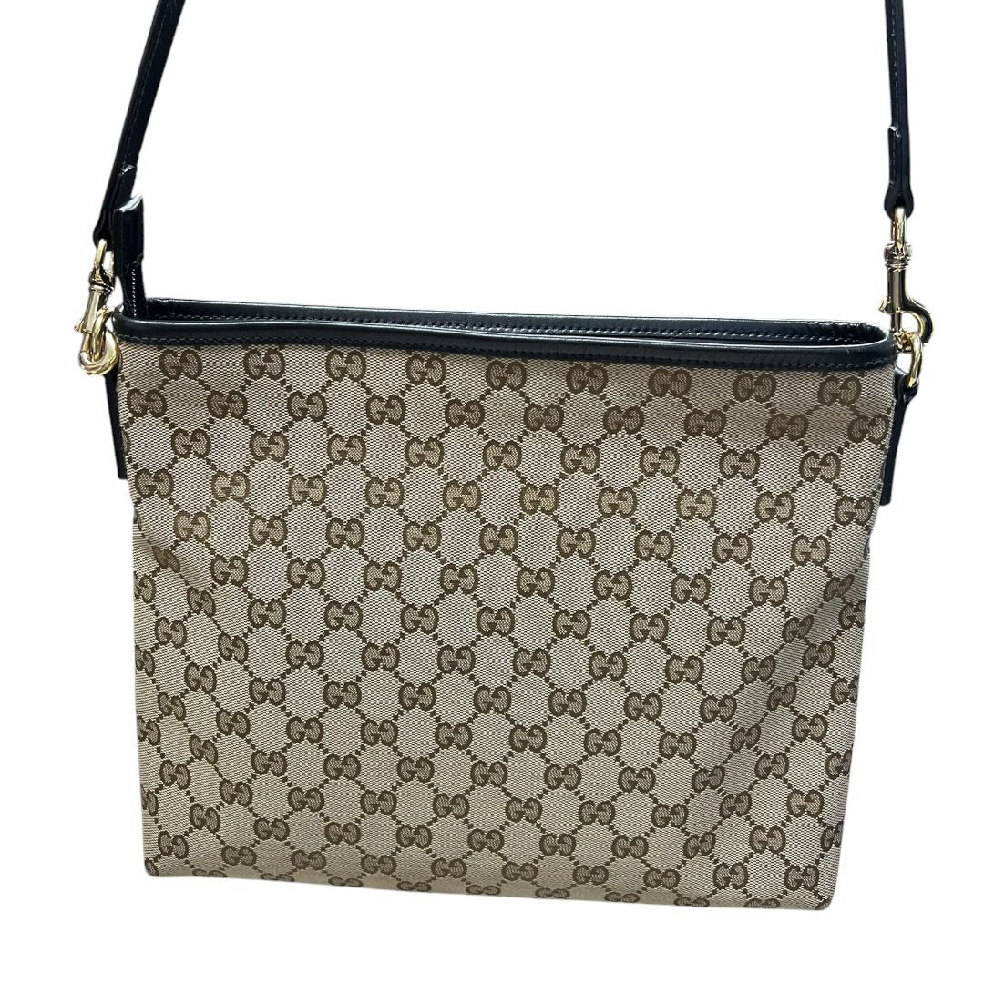 GUCCI GG Canvas GG Canvas Web Crossbody Bag Shoulder Bag Beige, Brown, Red, Green, Black Gold Hardware | Authentic Pre-Owned Luxury