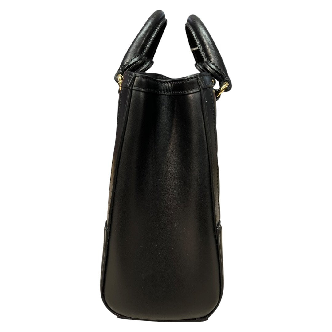 GUCCI Matelassé Leather GG Matelassé Mini Top Handle Bag Black Gold Hardware | Authentic Pre-Owned Luxury