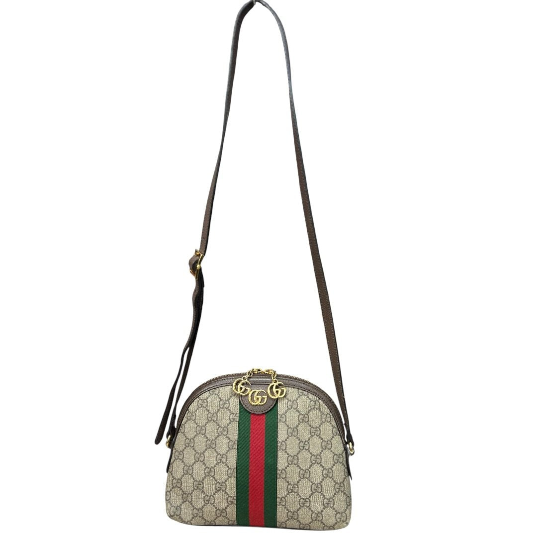 GUCCI GG Supreme Canvas Ophidia GG Small Shoulder Bag Beige, Ebony, Brown, Red, Green, Teal Gold Hardware | Authentic Pre-Owned Luxury