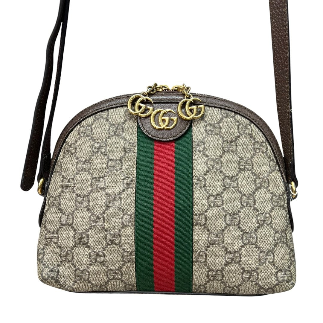 GUCCI GG Supreme Canvas Ophidia GG Small Shoulder Bag Beige, Ebony, Brown, Red, Green, Teal Gold Hardware | Authentic Pre-Owned Luxury