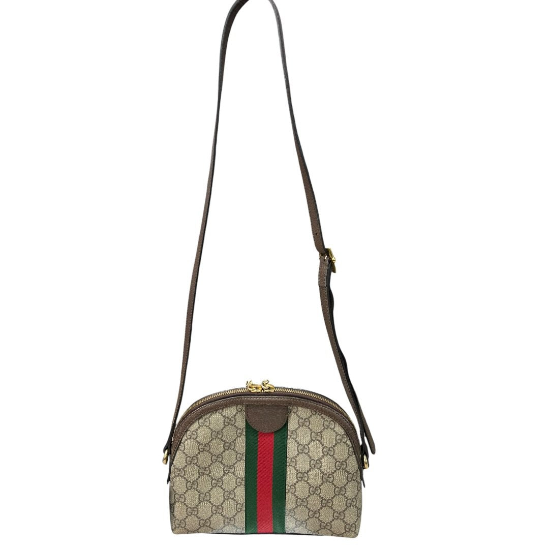 GUCCI GG Supreme Canvas Ophidia GG Small Shoulder Bag Beige, Ebony, Brown, Red, Green, Teal Gold Hardware | Authentic Pre-Owned Luxury