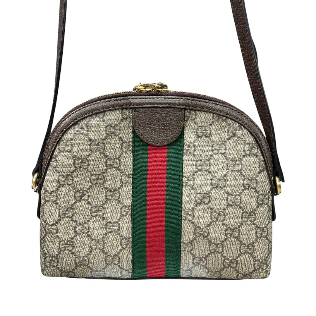 GUCCI GG Supreme Canvas Ophidia GG Small Shoulder Bag Beige, Ebony, Brown, Red, Green, Teal Gold Hardware | Authentic Pre-Owned Luxury