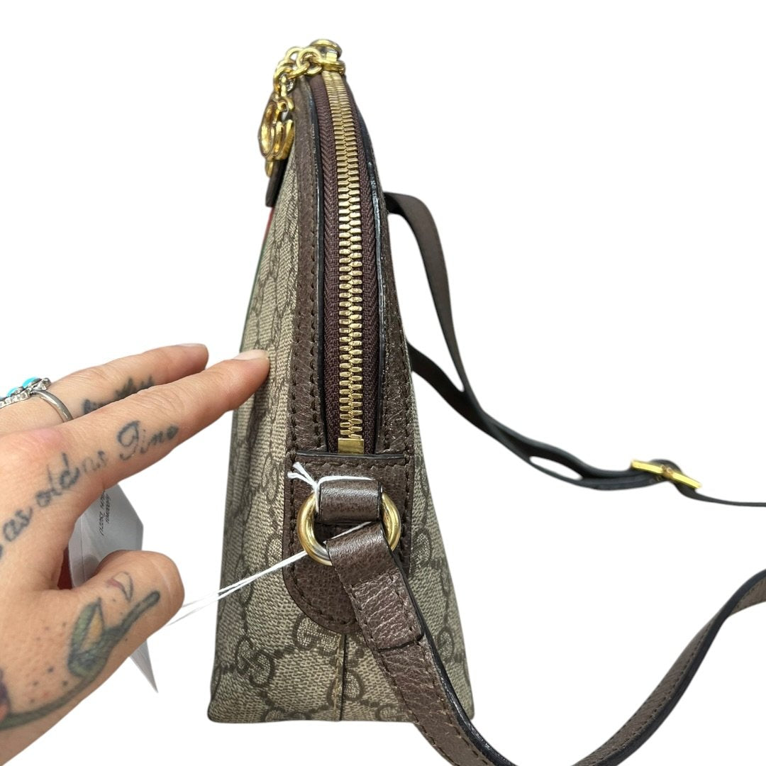 GUCCI GG Supreme Canvas Ophidia GG Small Shoulder Bag Beige, Ebony, Brown, Red, Green, Teal Gold Hardware | Authentic Pre-Owned Luxury