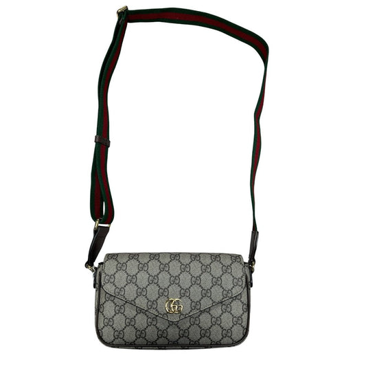 GUCCI GG Supreme Canvas Ophidia Small Shoulder Bag Shoulder Bag Beige, Ebony, Brown, Red, Green Gold Hardware | Authentic Pre-Owned Luxury
