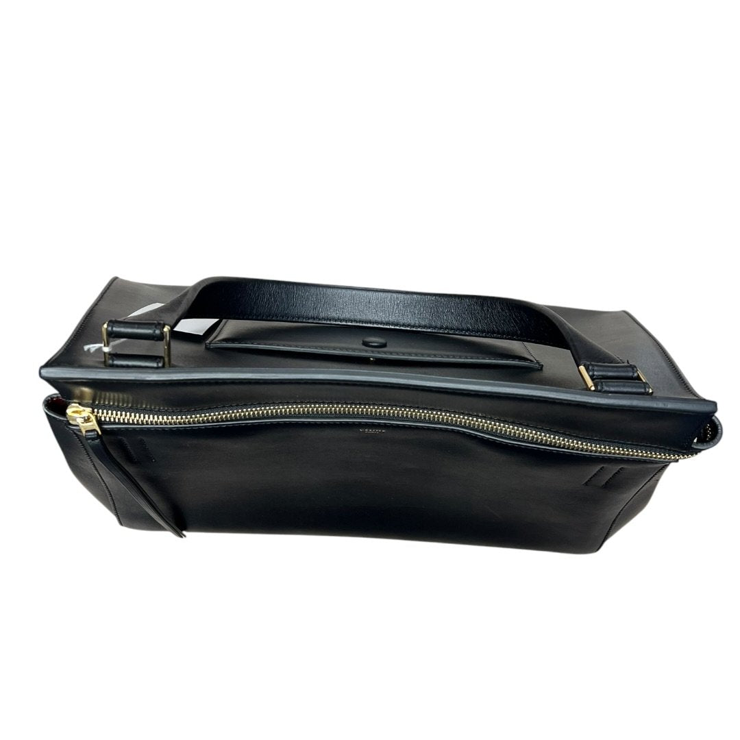 CELINE Calfskin Cabas Phantom Tote Bag Black Gold Hardware | Authentic Pre-Owned Luxury