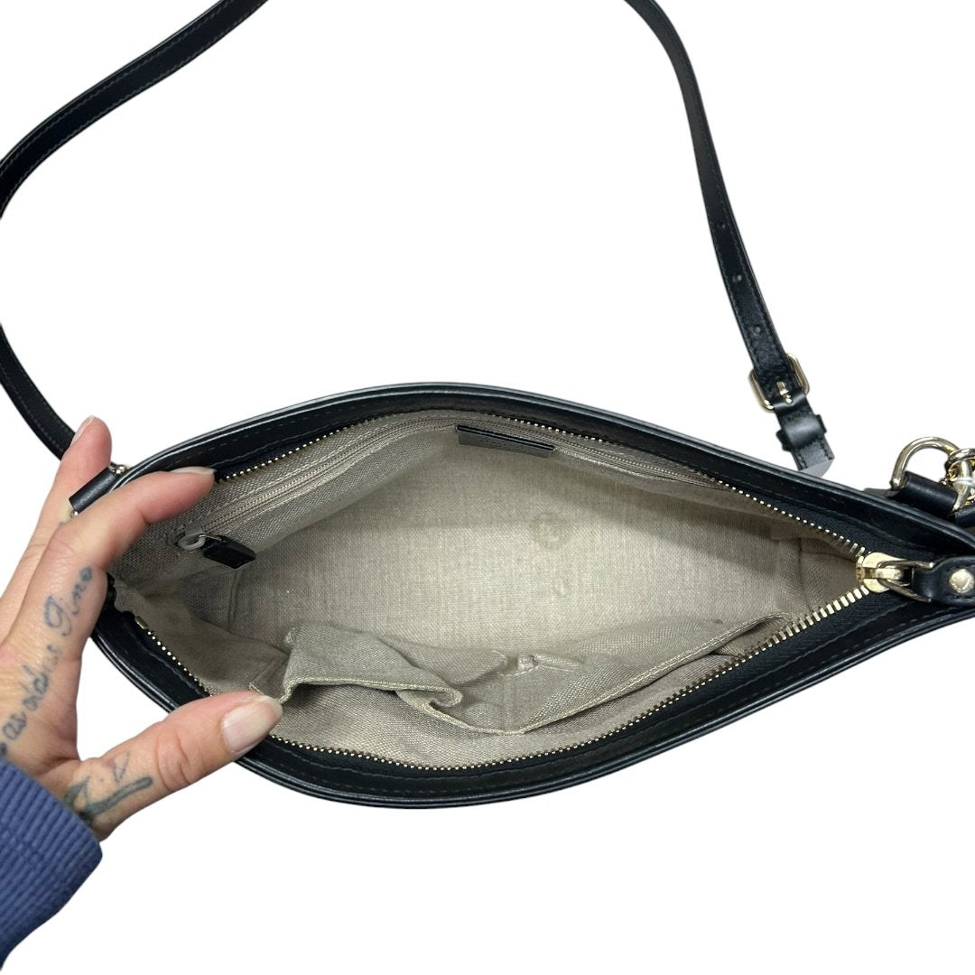 GUCCI Microguccissima Microguccissima Shoulder Bag Shoulder Bag Black Gold Hardware | Authentic Pre-Owned Luxury
